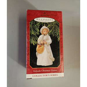 Vintage Hallmark Keepsake Ornament Kolyada Christmas Visitors 1997